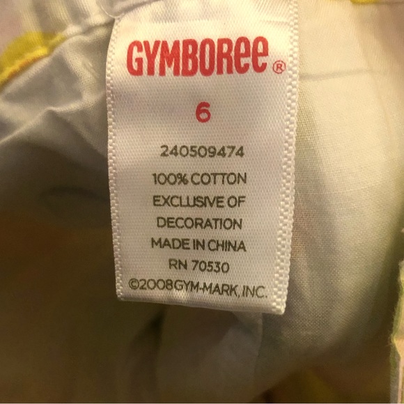 Gymboree Patchwork Butterfly Bermuda Shorts 6 - Picture 6 of 8